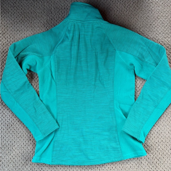 The North Face Full-Zip Fleece Jacket Women's Medium Turquoise Warm Outdoor - Picture 3 of 6